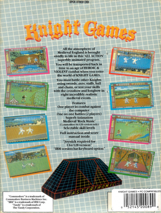 Knight Games — box-2D-back (US)