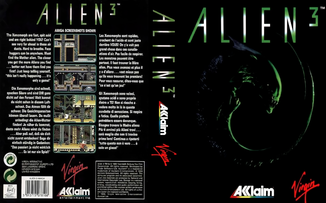 Alien 3 — box-texture (EU)