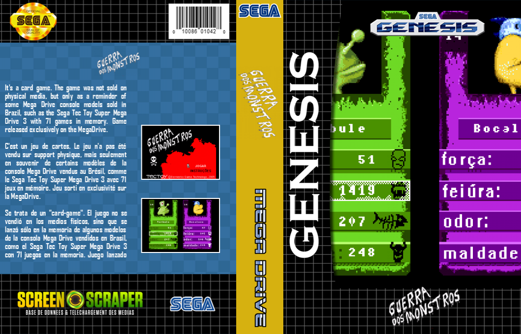 Guerra Dos Monstros — box-texture (SS)