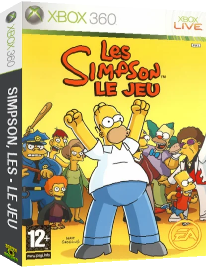 Simpson, Les - Le Jeu — box-3D (FR)
