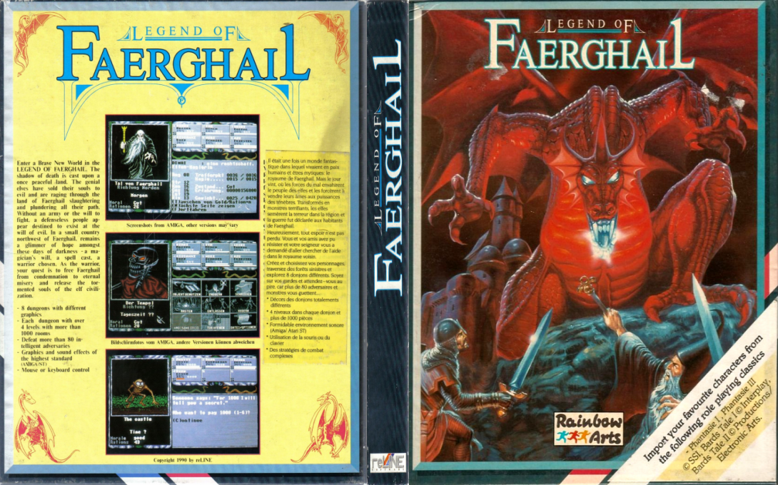 Legend Of Faerghail — box-texture (EU)
