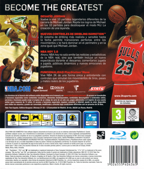 NBA 2K11 — box-2D-back (SP)