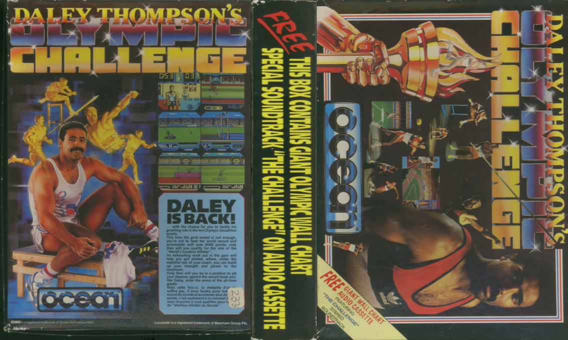 Daley Thompson's Olympic Challenge — box-texture (EU)