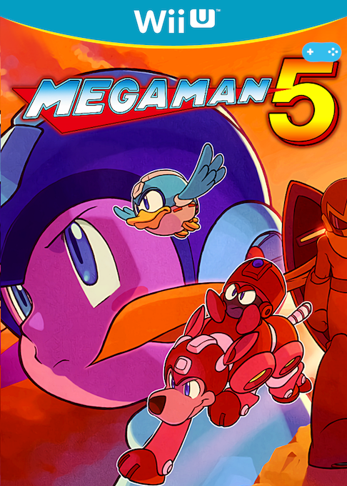 Mega Man 5 box art
