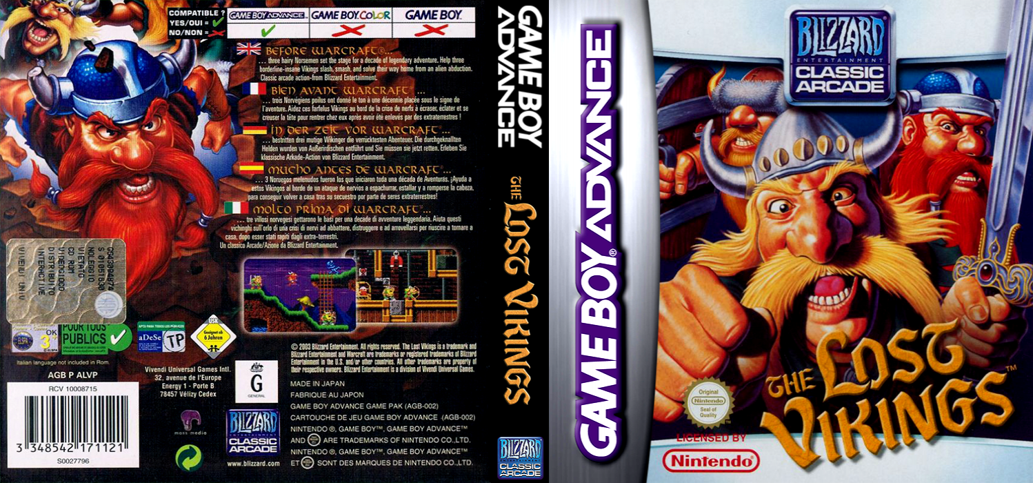 Lost Vikings, The — box-texture (EU)