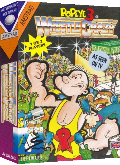 Popeye 3 - Wrestle Crazy — box-3D (EU)