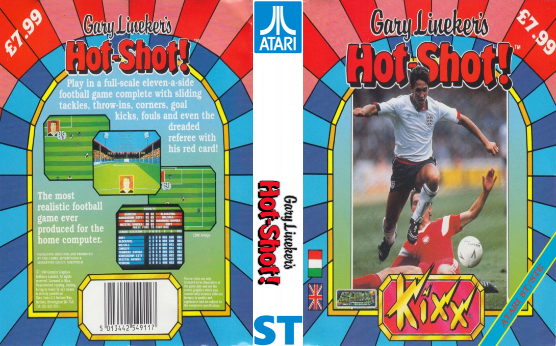 Gary Lineker's Hot-shot! — box-texture (EU)