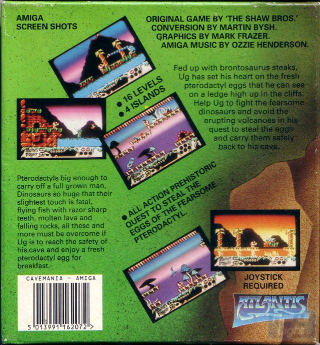 CaveMania — box-2D-back (CUS)