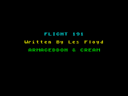 Flight 191 — sstitle (WOR)