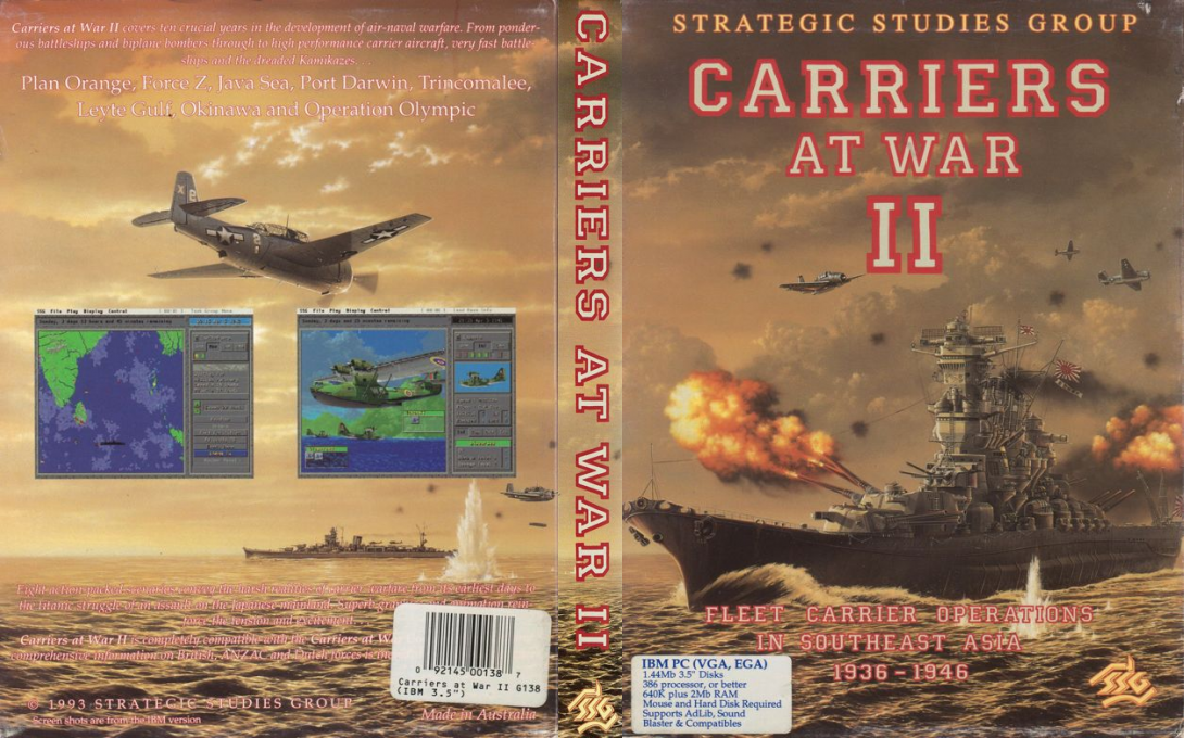 Carriers At War 2 — box-texture (US)