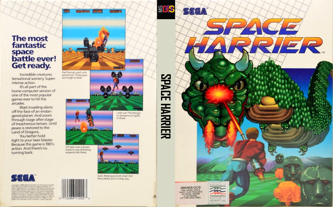 Space Harrier — box-texture (US)