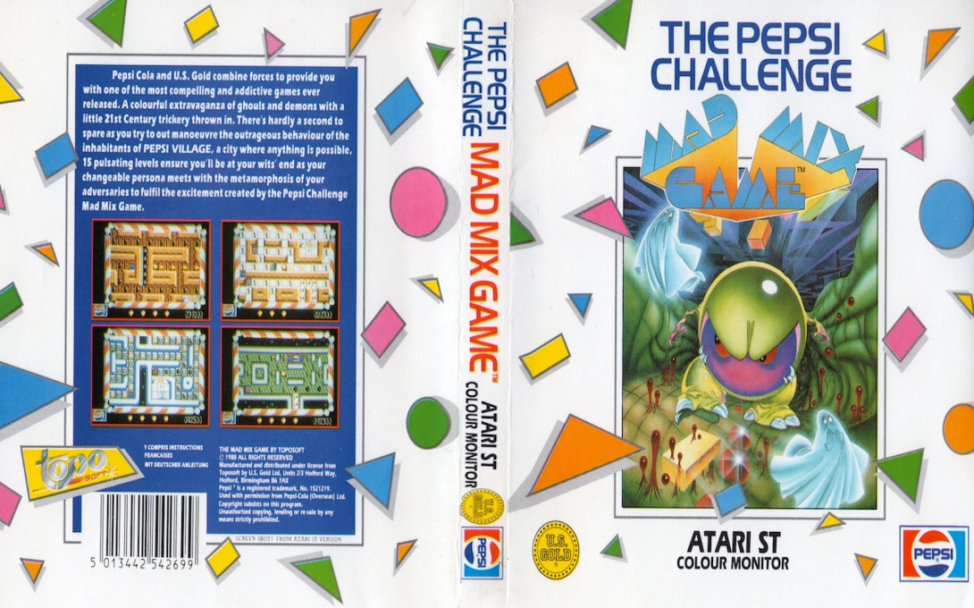 Mad Mix Game - The Pepsi Challenge — box-texture (EU)