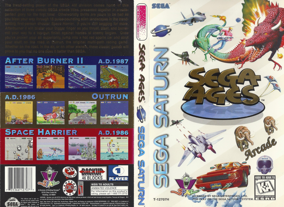 Sega Ages Volume 1 — box-texture (US)