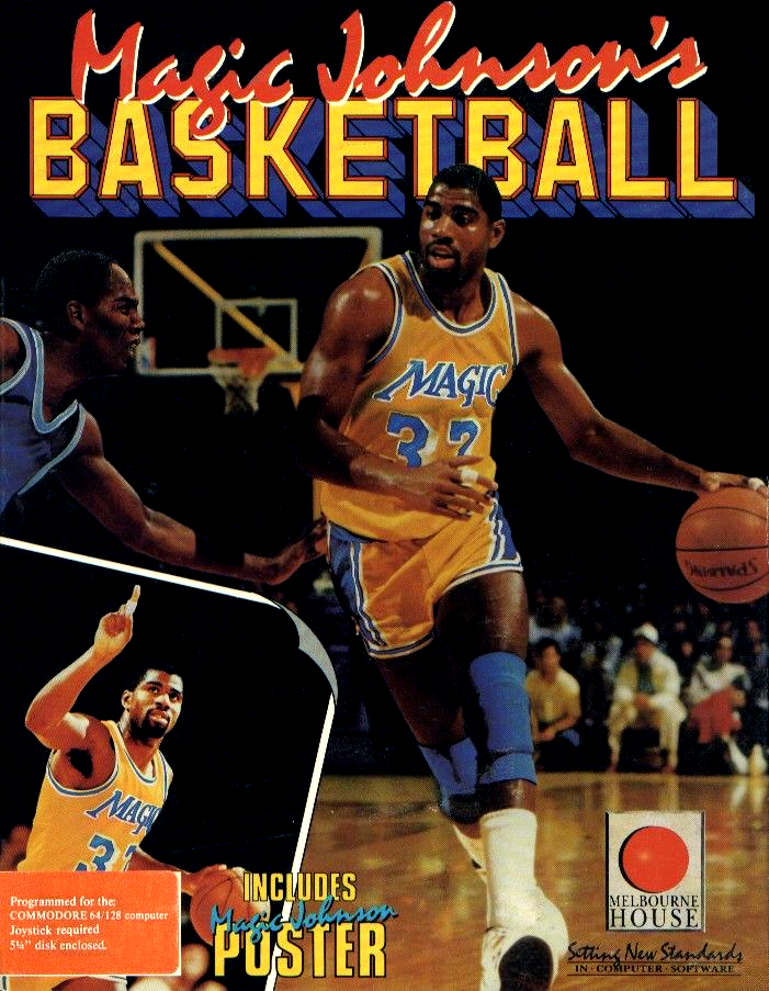 Magic Johnson's Basketball box art