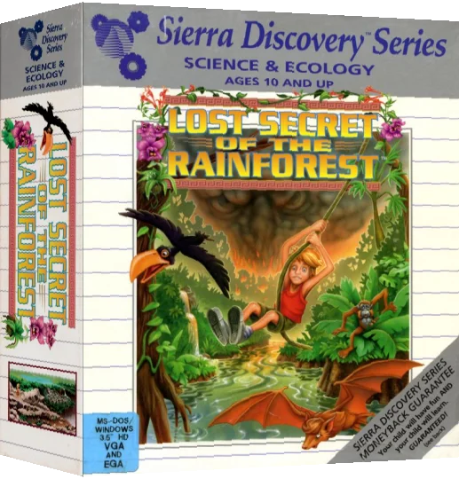 Lost Secret of the Rainforest — box-3D (US)