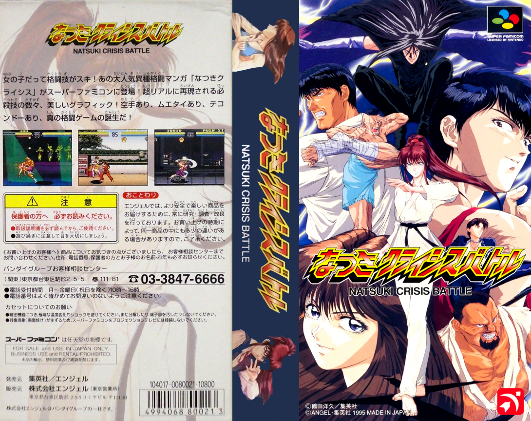 Natsuki Crisis Battle — box-texture (JP)