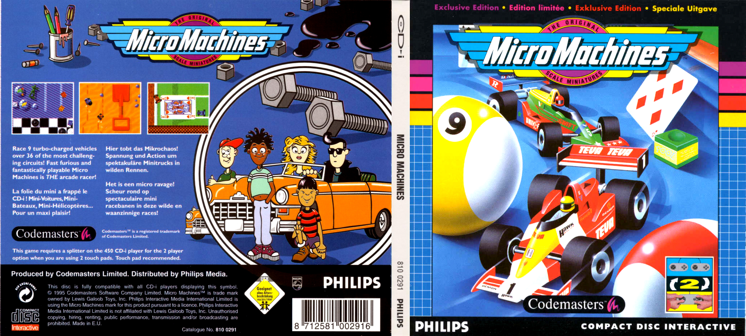 Micro Machines — box-texture (EU)