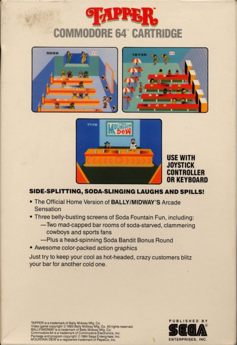 Tapper — box-2D-back (US)