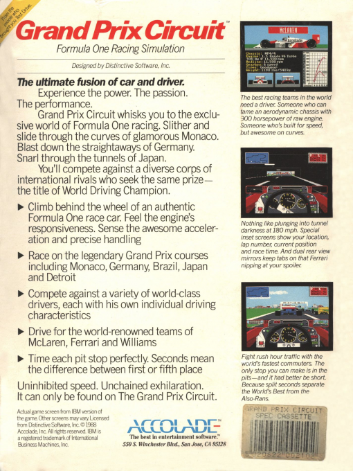 Grand Prix Circuit — box-2D-back (EU)