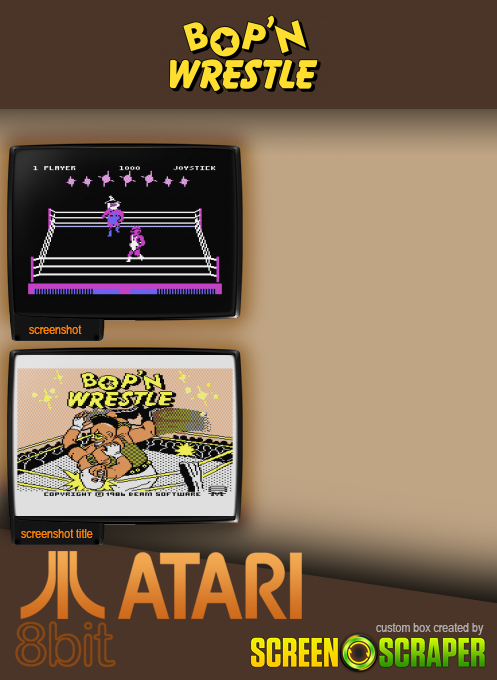 Bop 'n Wrestle — box-2D-back (SS)