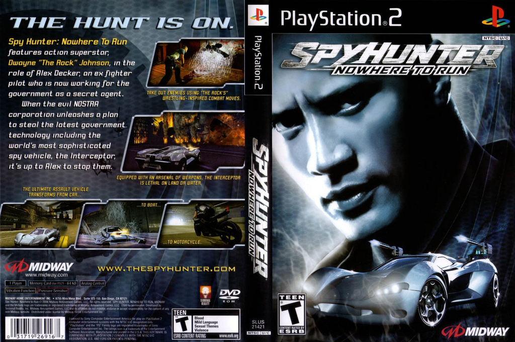 SpyHunter - Nowhere to Run — box-texture (US)