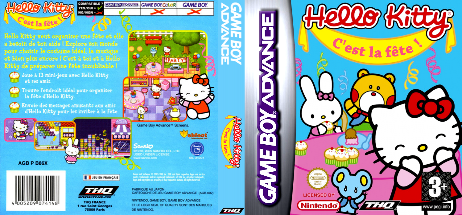 Hello Kitty - Happy Party Pals — box-texture (EU)