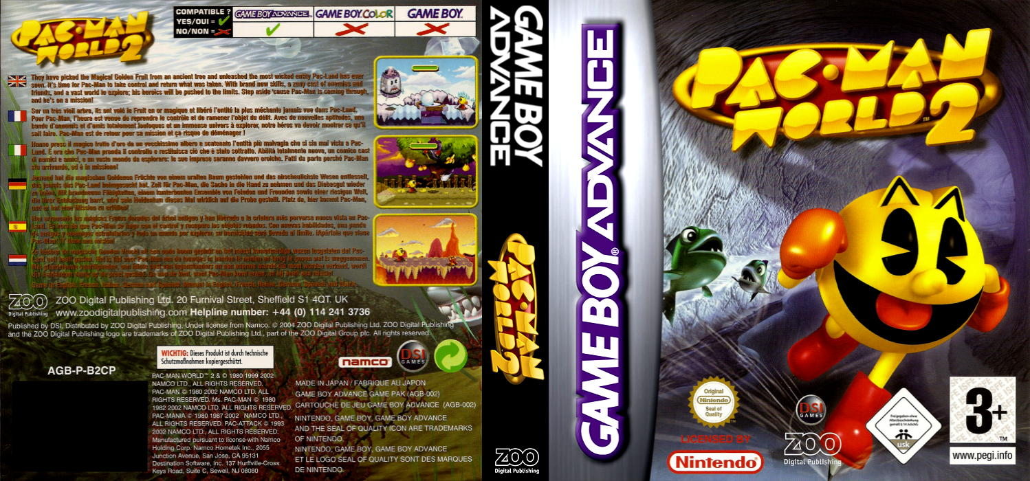Pac-Man World 2 — box-texture (EU)