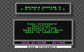 The Puzzle Page #178 — ss (WOR)