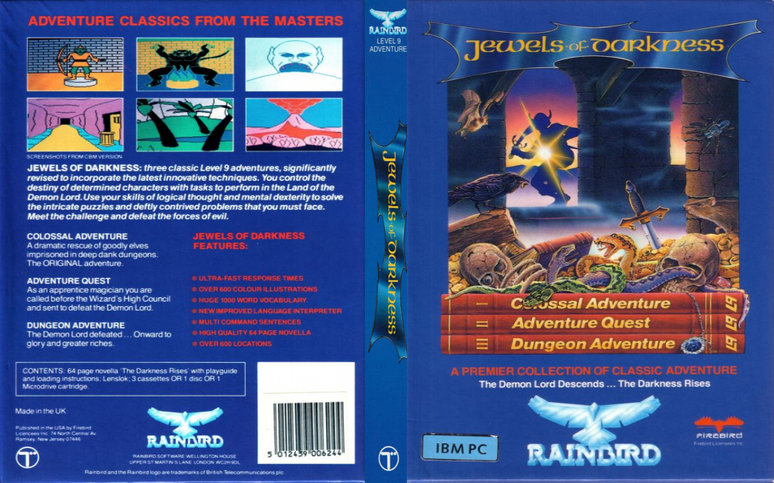Jewels Of Darkness — box-texture (EU)