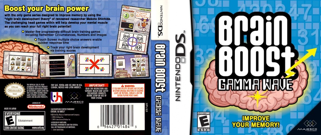 Shichida Shiki Training - Unou Tanren Unotan DS - Shun Kan Shoubu! Shuuchuuryoku — box-texture (US)