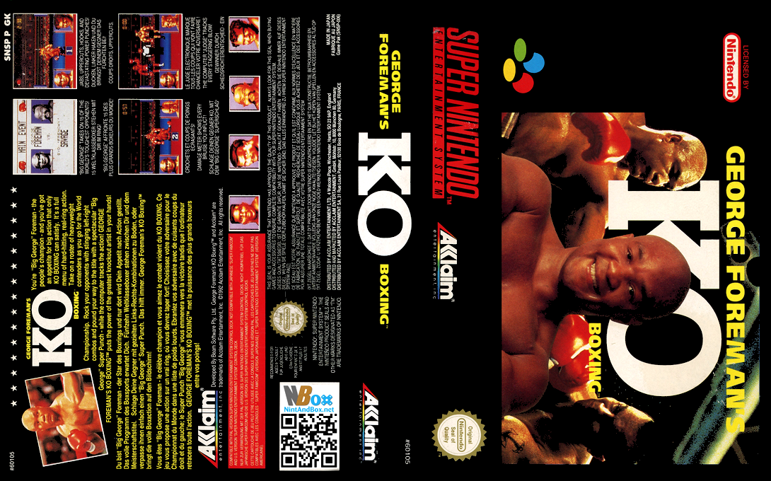 George Foreman's KO Boxing — box-texture (EU)