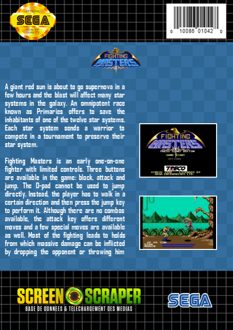 Fighting Masters — box-2D-back (SS)