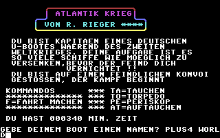 Atlantik Krieg — ss (DE)