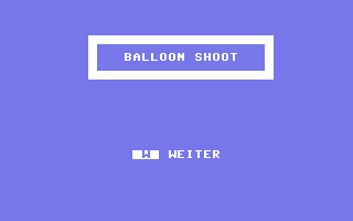 Balloon Shoot — sstitle (DE)