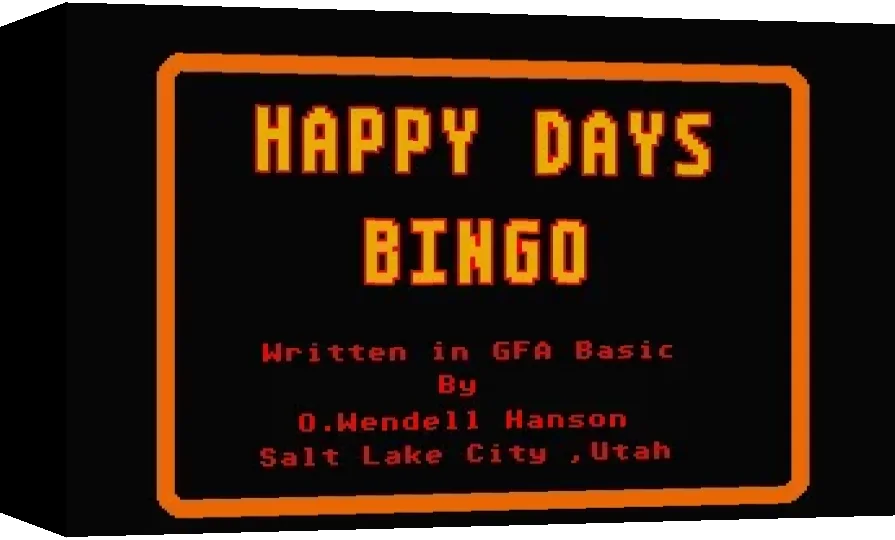 Happy Days Bingo — box-3D (WOR)