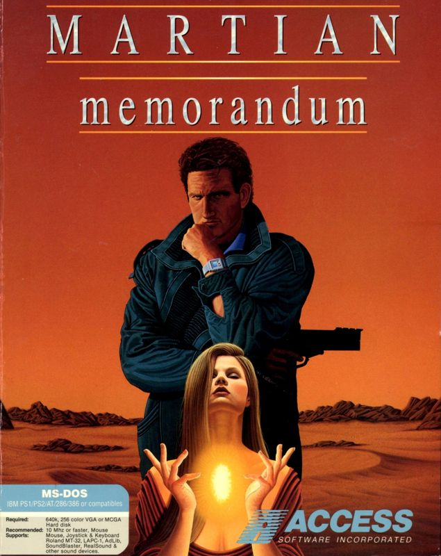 Martian Memorandum box art
