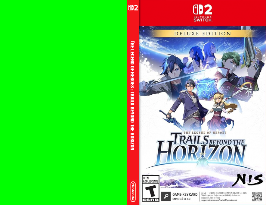 Legend of Heroes - Trails beyond the Horizon, The — box-texture (US)