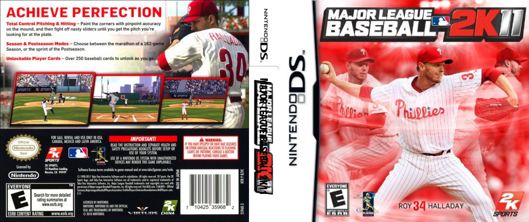 Major League Baseball 2K11 — box-texture (US)