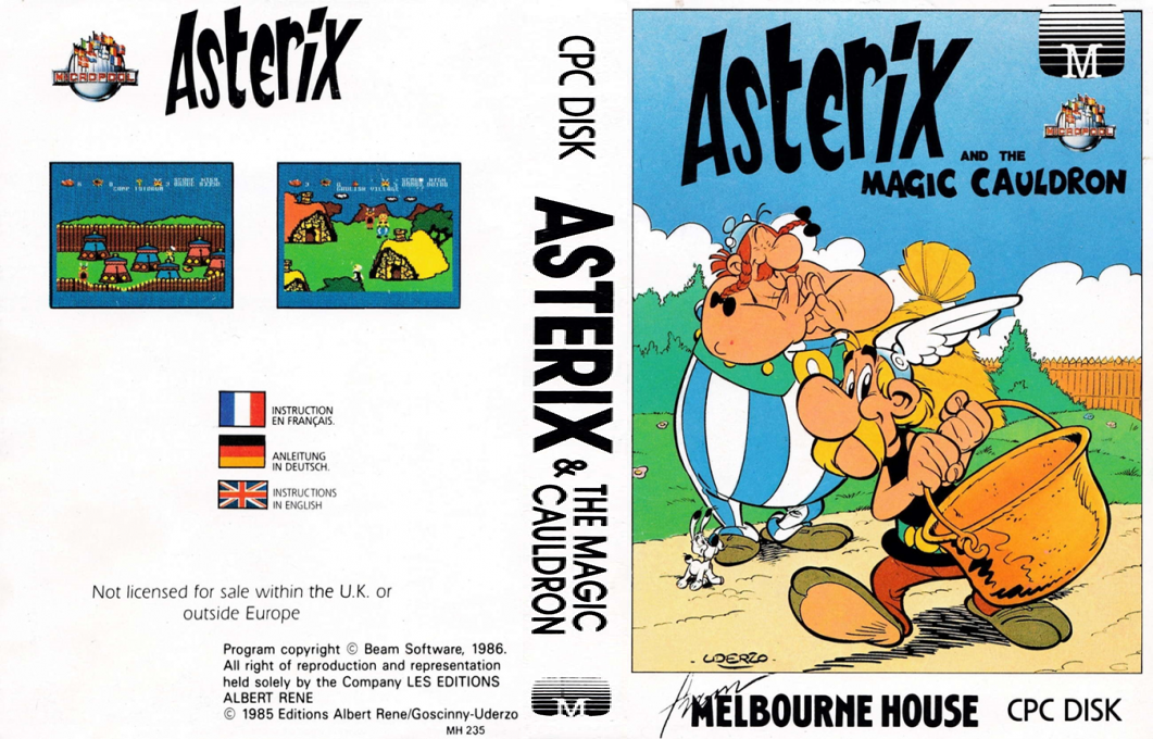 Asterix and the Magic Cauldron — box-texture (EU)