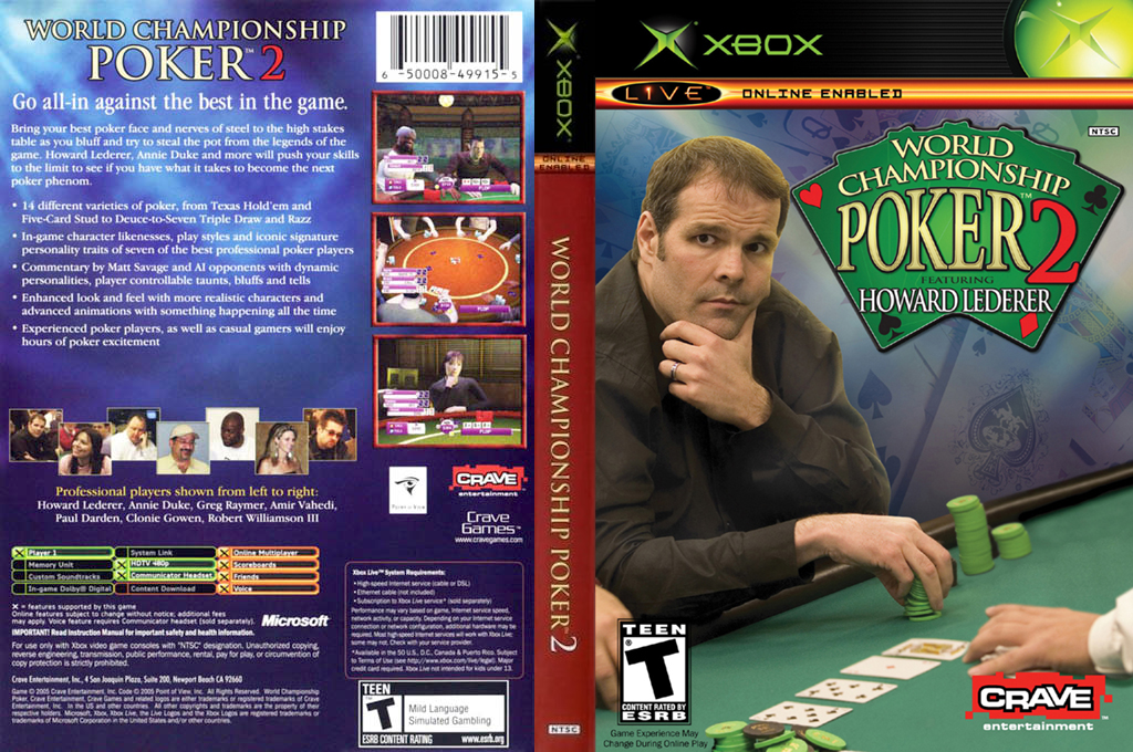 World Championship Poker 2 Featuring Howard Lederer — box-texture (US)