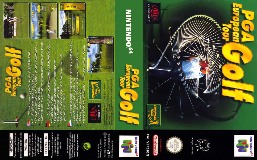 PGA European Tour Golf — box-texture (EU)