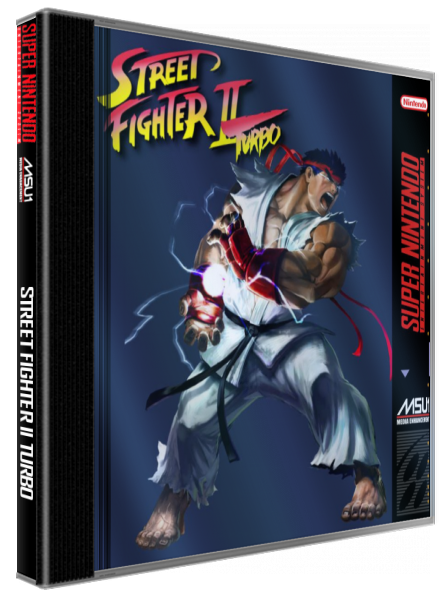 Street Fighter II Turbo — box-3D (US)
