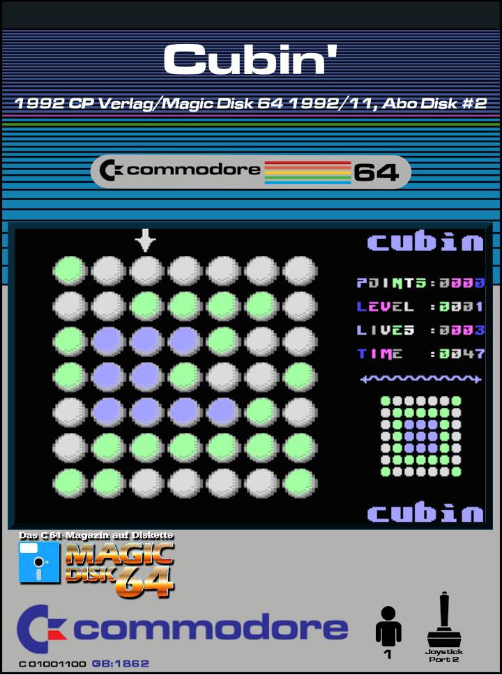 Cubin' box art