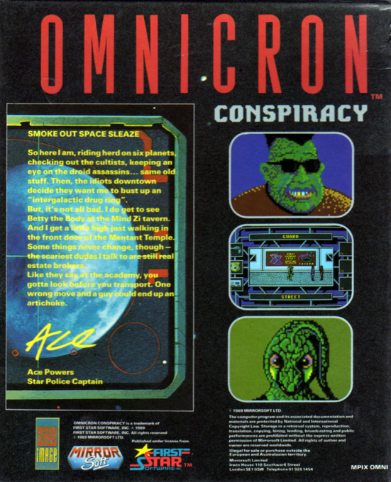 Omnicron Conspiracy — box-2D-back (EU)