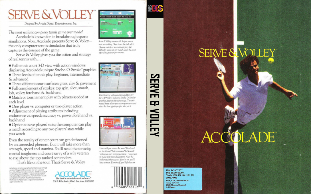 Serve And Volley — box-texture (US)