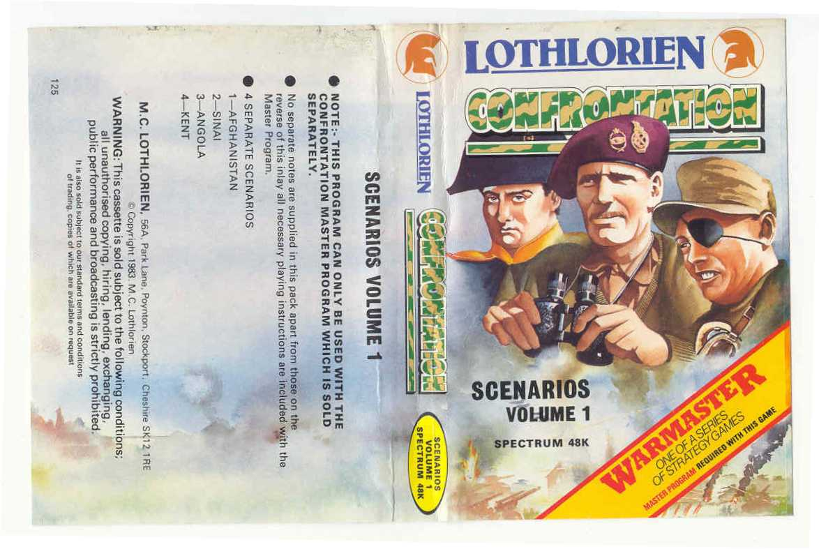 Confrontation Scenarios - Volume 1 — box-scan (WOR)