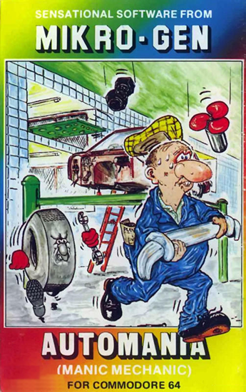 Automania : Manic Mechanic box art