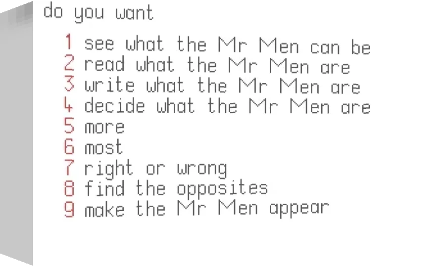 Word Games with the Mr. Men — box-3D (WOR)