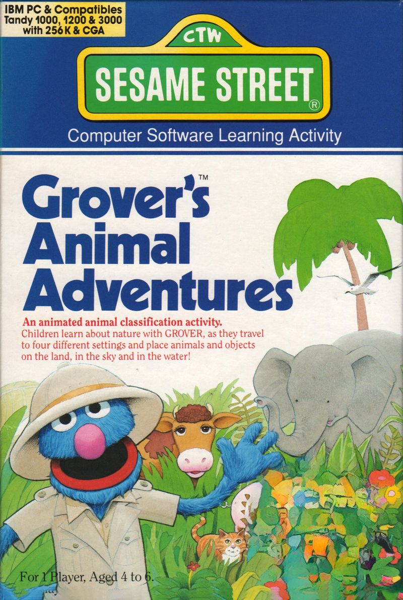 Grover's Animal Adventures box art
