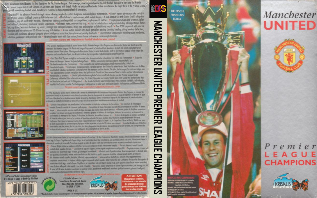 Manchester United Premier League Champions — box-texture (EU)